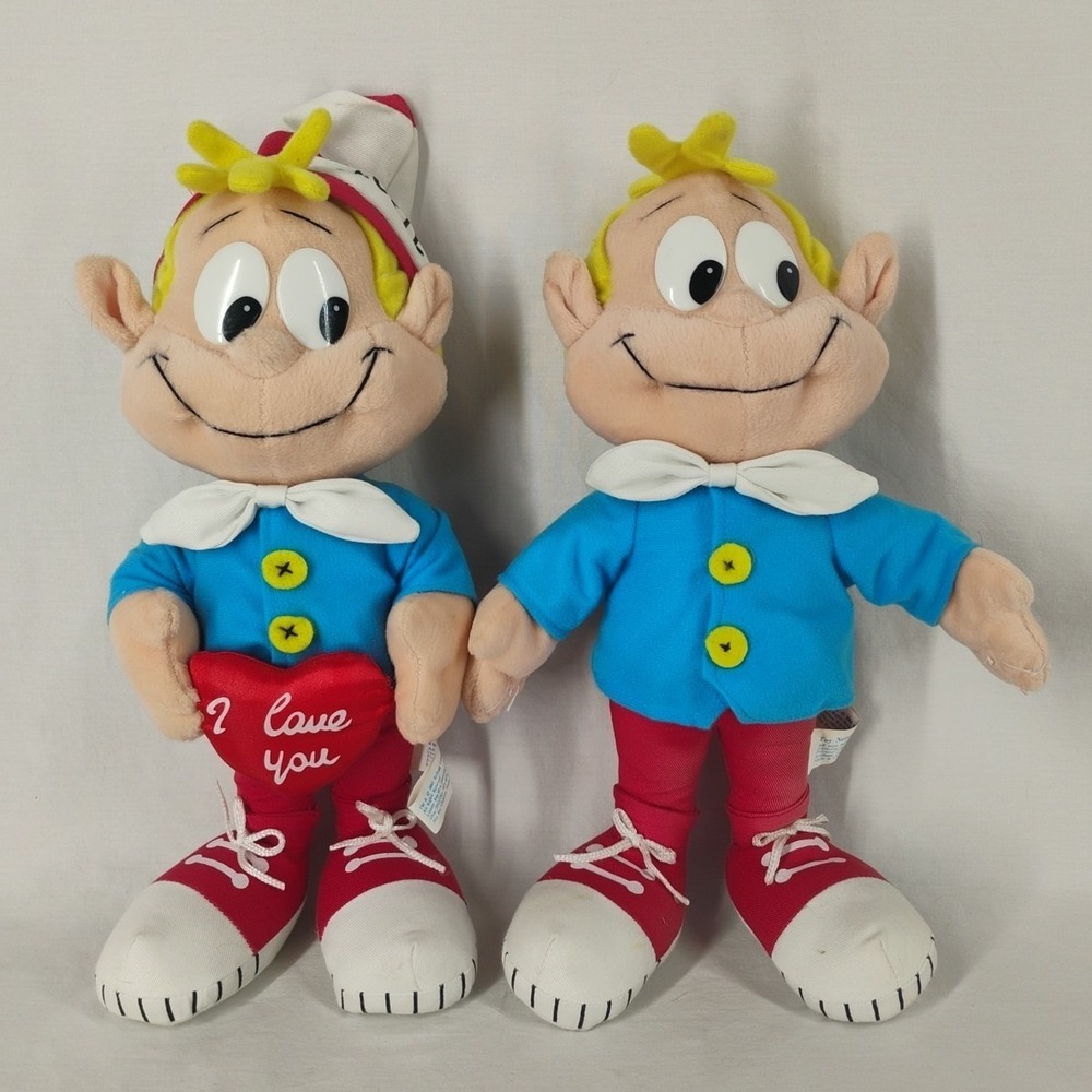 2 Vintage 2002 Kelloggs Crackle Plush Stuffed‎ Animals Advertising Toy Network